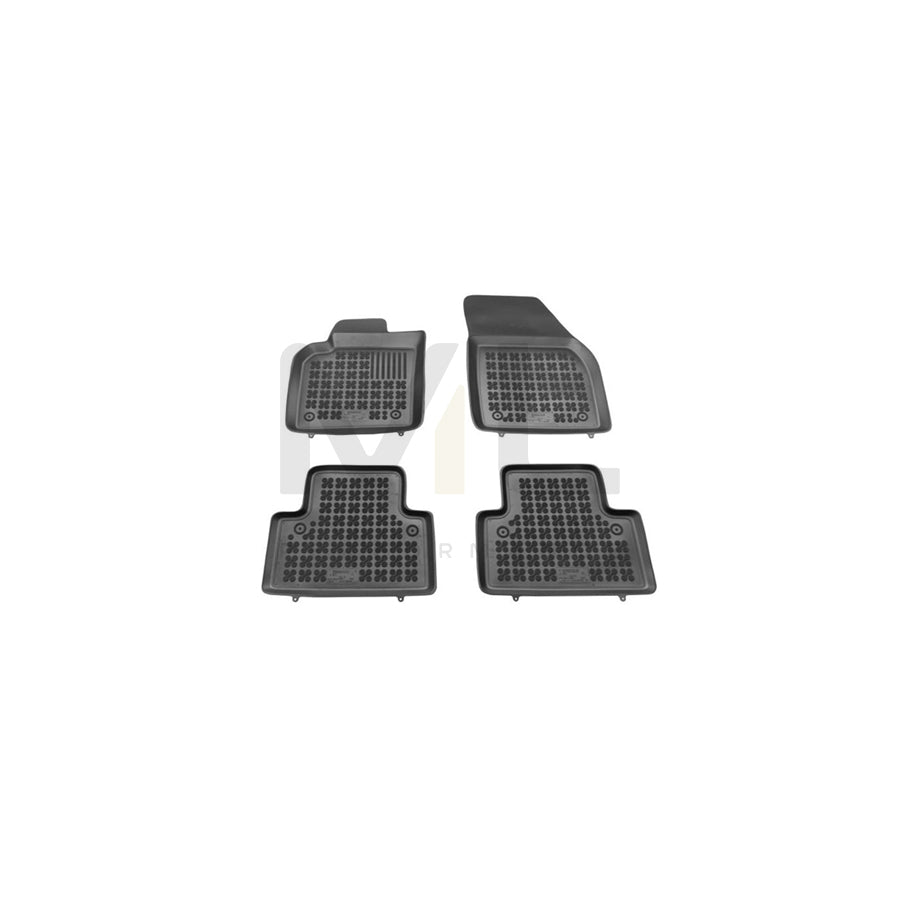 REZAW PLAST Tailored 200409 Floor mat set for VOLVO S40 II (MS, 544) Elastomer, Front and Rear, Quantity: 4, Black