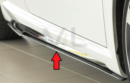 Rieger 00055182 Audi 8J-FV 8S Side Skirt Splitter (TT, TTS & TTRS) 1 | ML Performance UK Car Parts