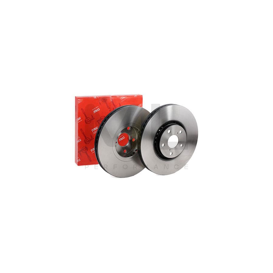 TRW DF4856S Brake Disc Right Front, Vented, Painted, High-carbon