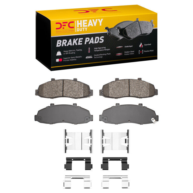 DFC 97-04 Ford F-150 4WD Front Heavy Duty Pads and Hardware Kit