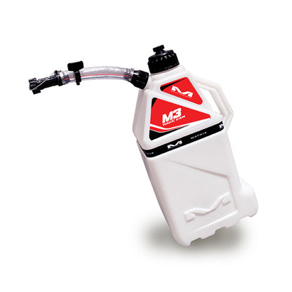 Matrix Concepts M4 0.4 Gallon Utility Can White-Red