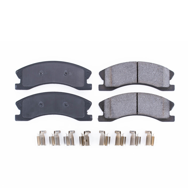PowerStop Power Stop 99-04 Jeep Grand Cherokee Front Z17 Evolution Ceramic Brake Pads w/Hardware