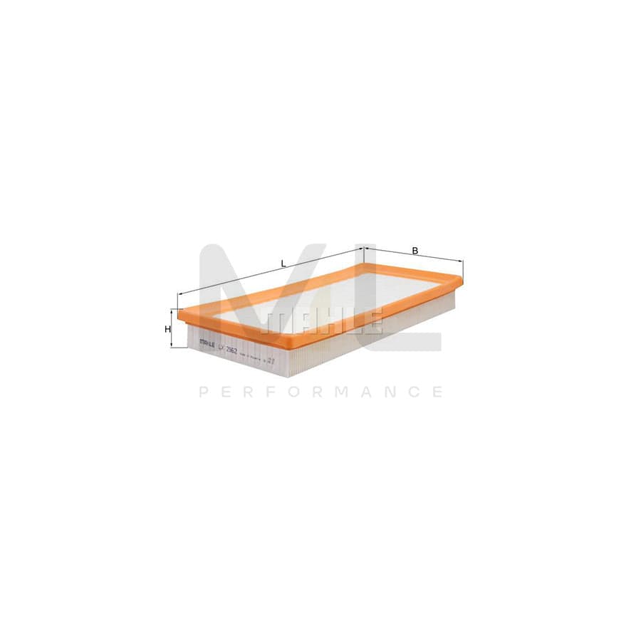 MAHLE ORIGINAL LX 2962 Air Filter Filter Insert | ML Performance Car Parts