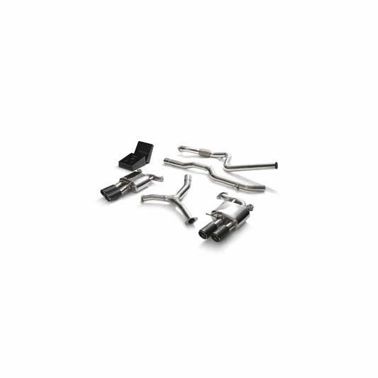 Armytrix AU9C4-QC11 Valvetronic Exhaust System Audi A5 Coupe 4WD B9 2016-2022 with Quad Carbon Fiber 3.5"