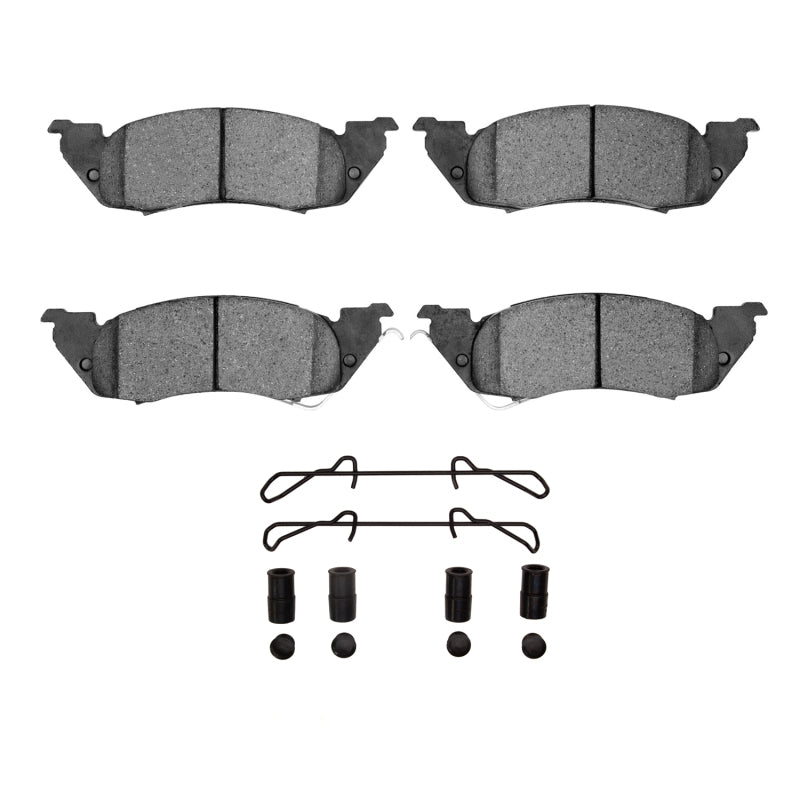 R1 Concepts R1 1991-1998 Dodge Dakota RWD Front R1 Semi Met Pads & Hardware Kit
