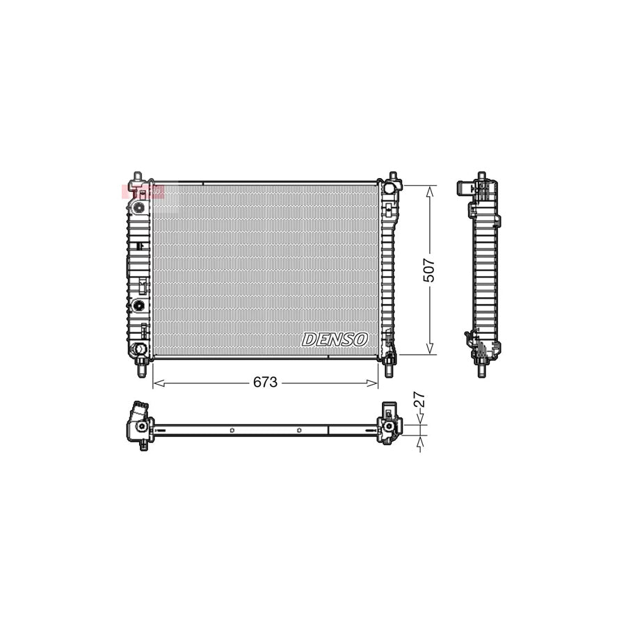DENSO DRM20008 Engine Radiator