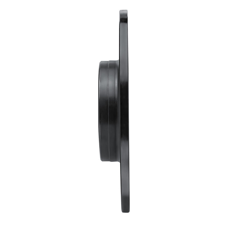 R1 Concepts R1 18-25 Volvo S60 Rear Left Drilled & Slotted Black Brake Rotor