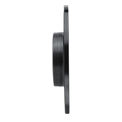 R1 Concepts R1 18-25 Volvo S60 Rear Left Drilled & Slotted Black Brake Rotor