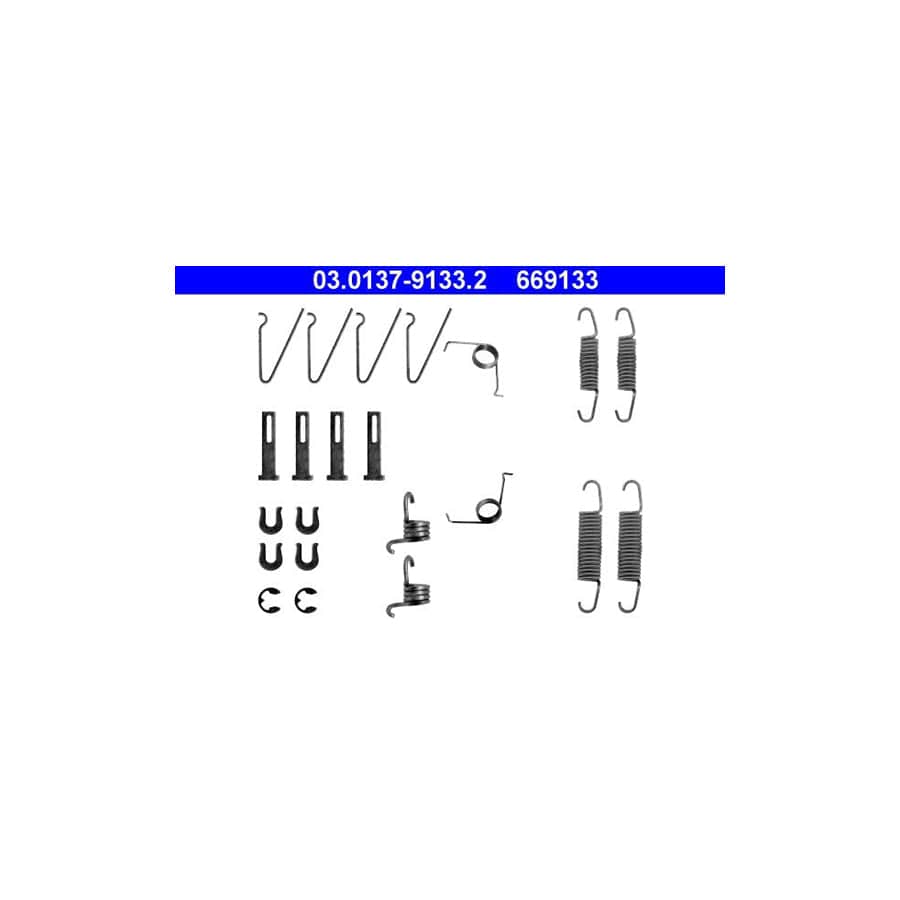 ATE 03.0137-9133.2 Accessory Kit, Brake Shoes for SKODA FAVORIT