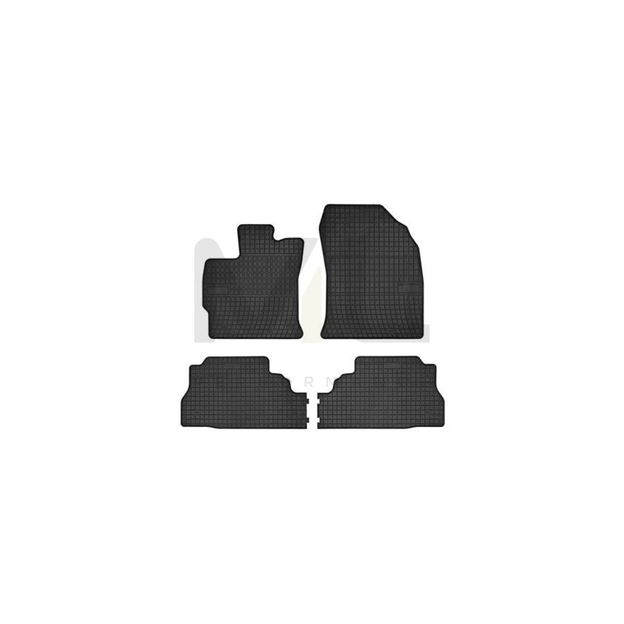 FROGUM Tailored 547990 Floor mat set for TOYOTA Prius Plus (XW40) Elastomer, Front and Rear, Quantity: 4, Black, (LHD)