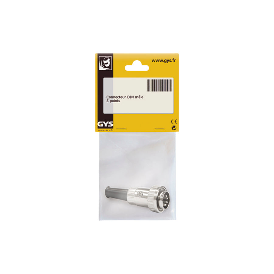 Gys 045729 5 Pin Din Male Connector Welding Accessories
