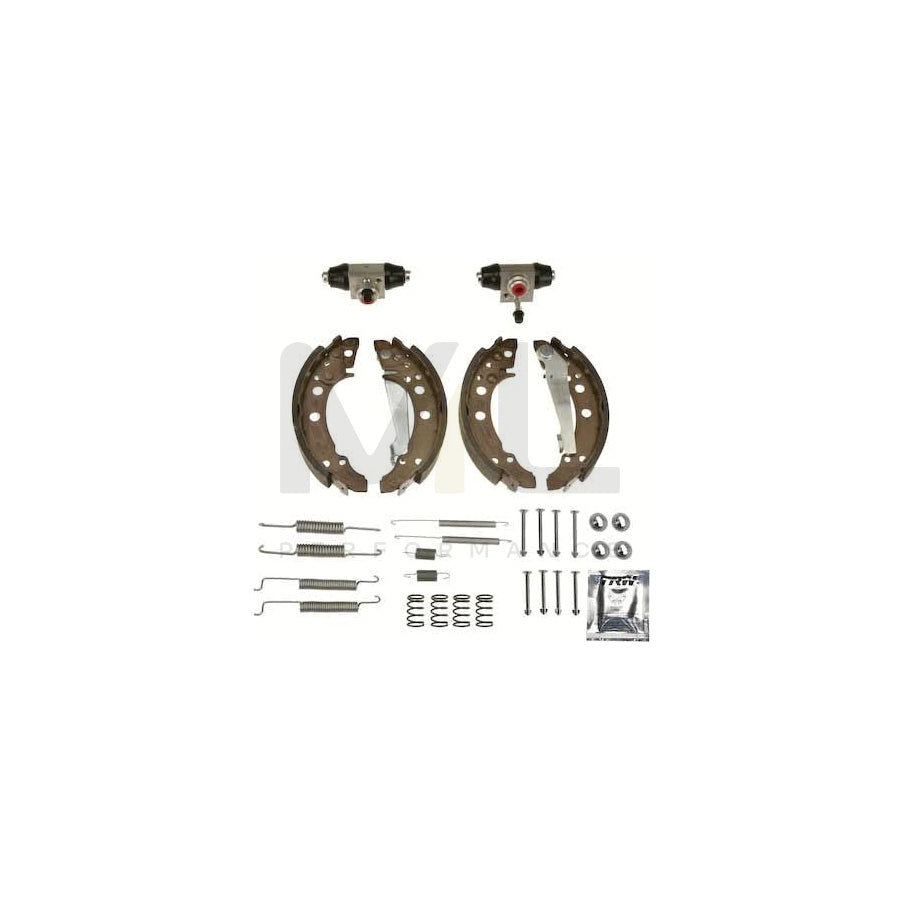 TRW Brake Kit BK1500 Brake Shoe Set with wheel brake cylinder