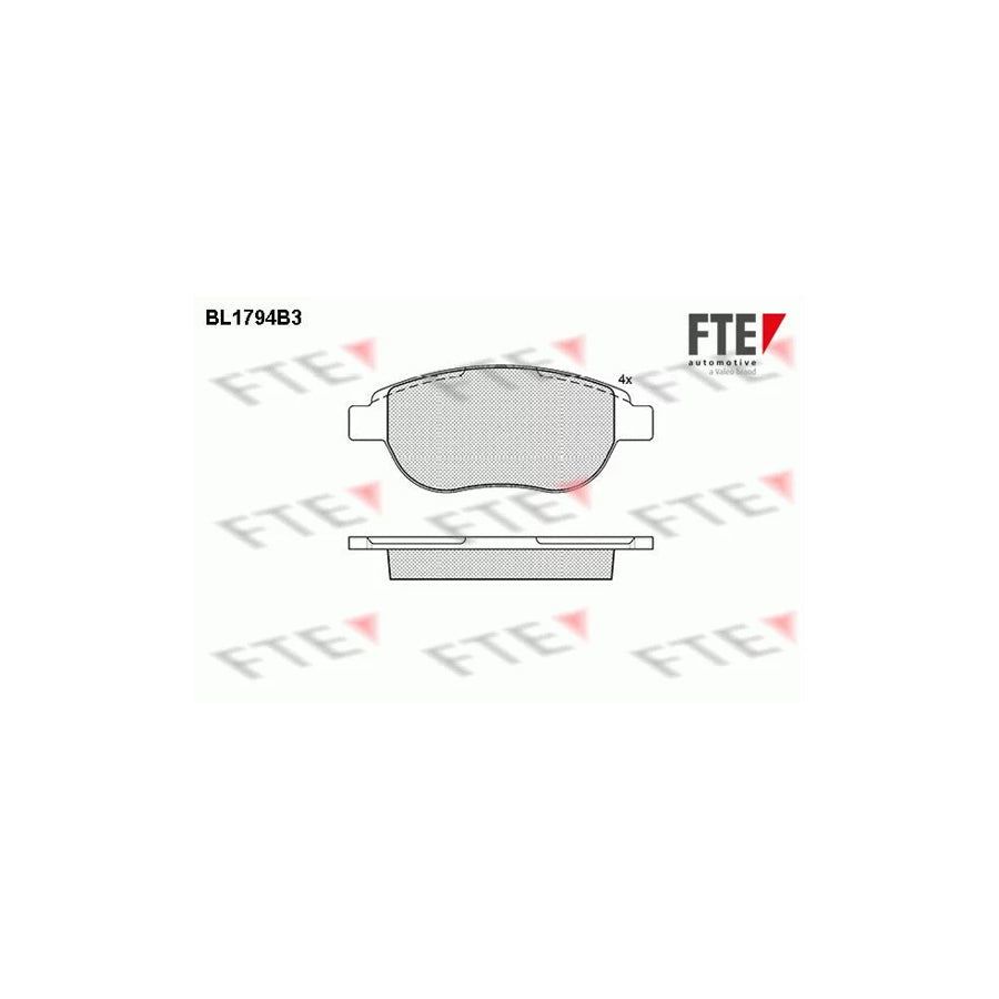 FTE Bl1794B3 Brake Pad Set