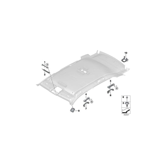 Genuine BMW 51447428734 Bracket Front Right (Inc. X3)