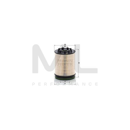 MANN-FILTER PU 10 023/1 z KIT Fuel filter for FORD Ranger Mk3 (TKE) Filter Insert, with seal