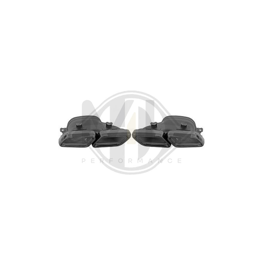 DIEDERICHS 4167303 Exhaust tip suitable for MERCEDES-BENZ C-Class Black, Left, Right