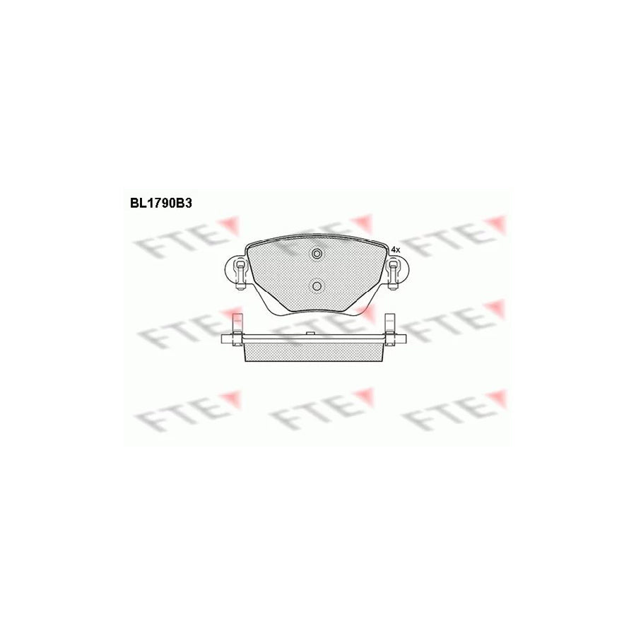 FTE Bl1790B3 Brake Pad Set