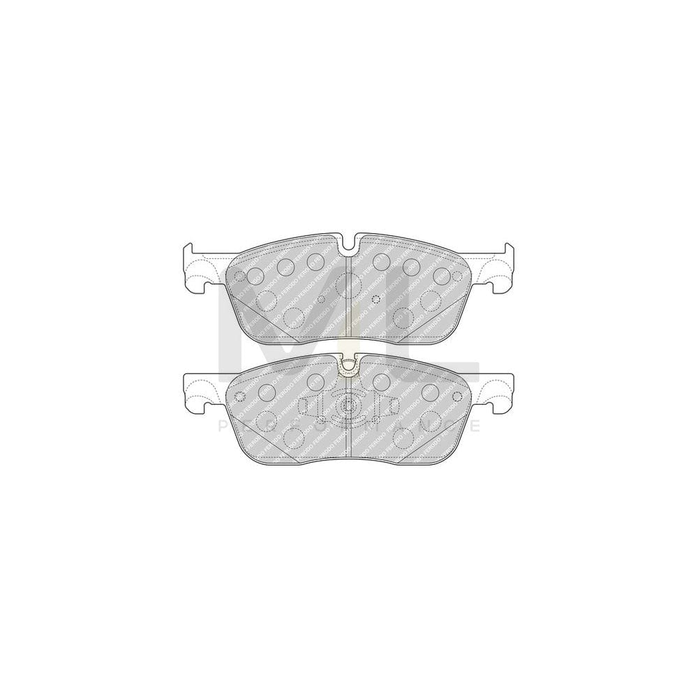 Ferodo Premier Eco Friction FDB4926 Brake Pad Set Prepared for Wear Indicator, With Piston Clip, Without Accessories