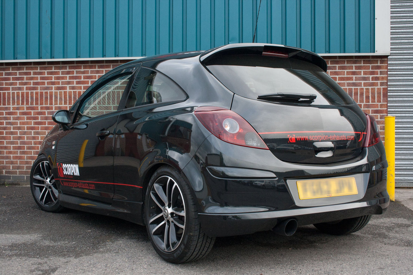 Scorpion SVXB058C Vauxhall Corsa D Rear Silencer  | ML Performance UK UK
