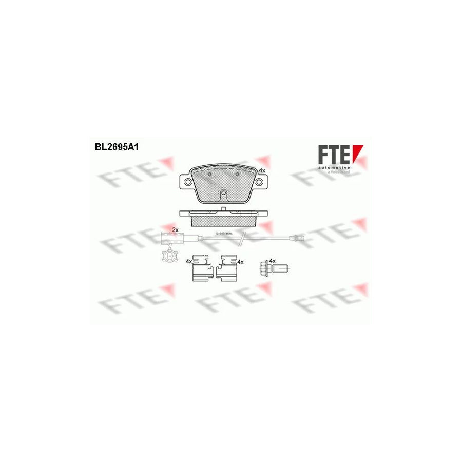 FTE Bl2695A1 Brake Pad Set