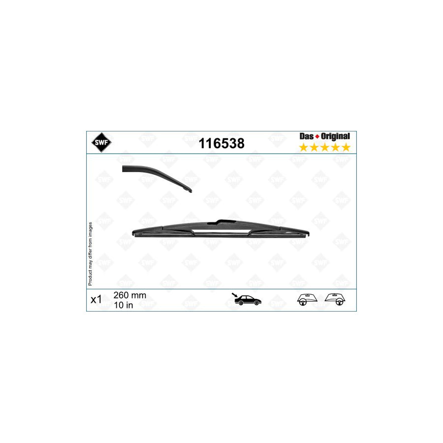 Swf 116538 Wiper Blade For Renault Captur Ii