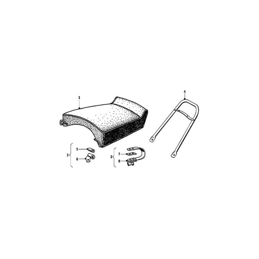 Genuine BMW 52537002174 Fastening Set R68-69 (Inc. R68 & R69)