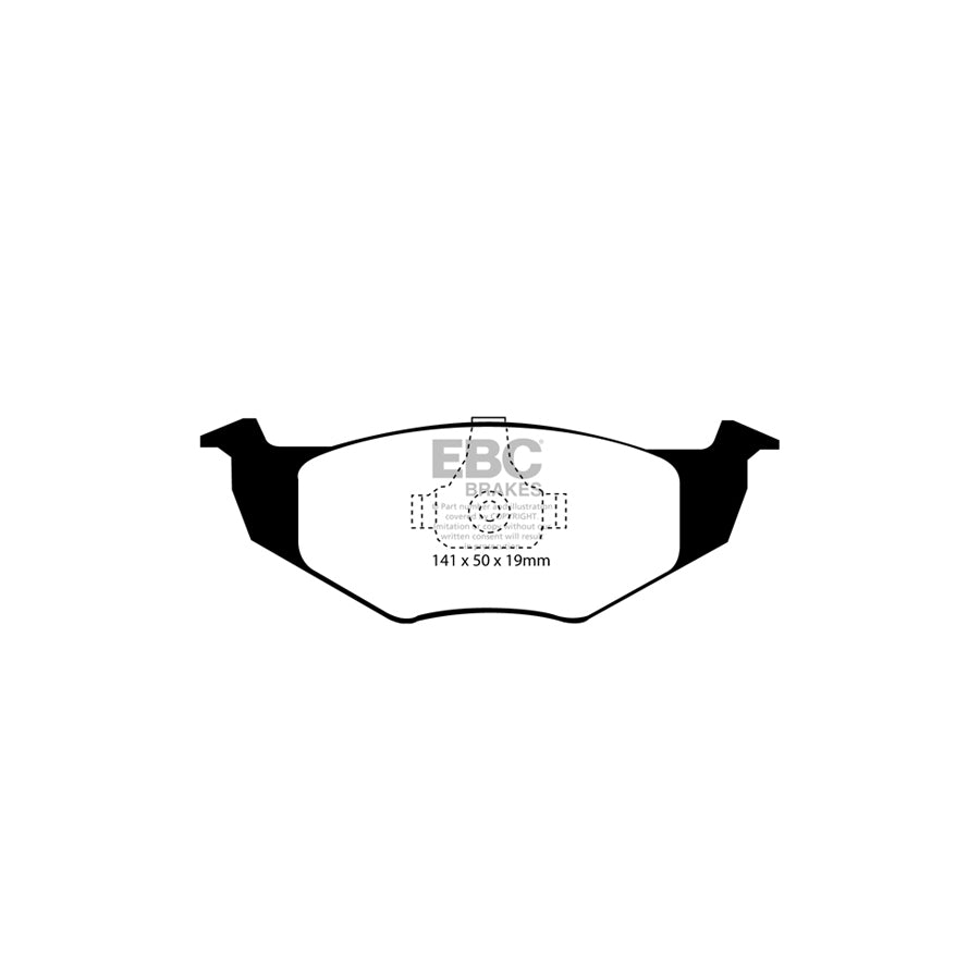 EBC PD01KF1544 VW Mk3 Greenstuff Front Brake Pad & Plain Disc Kit  2 | ML Performance UK Car Parts