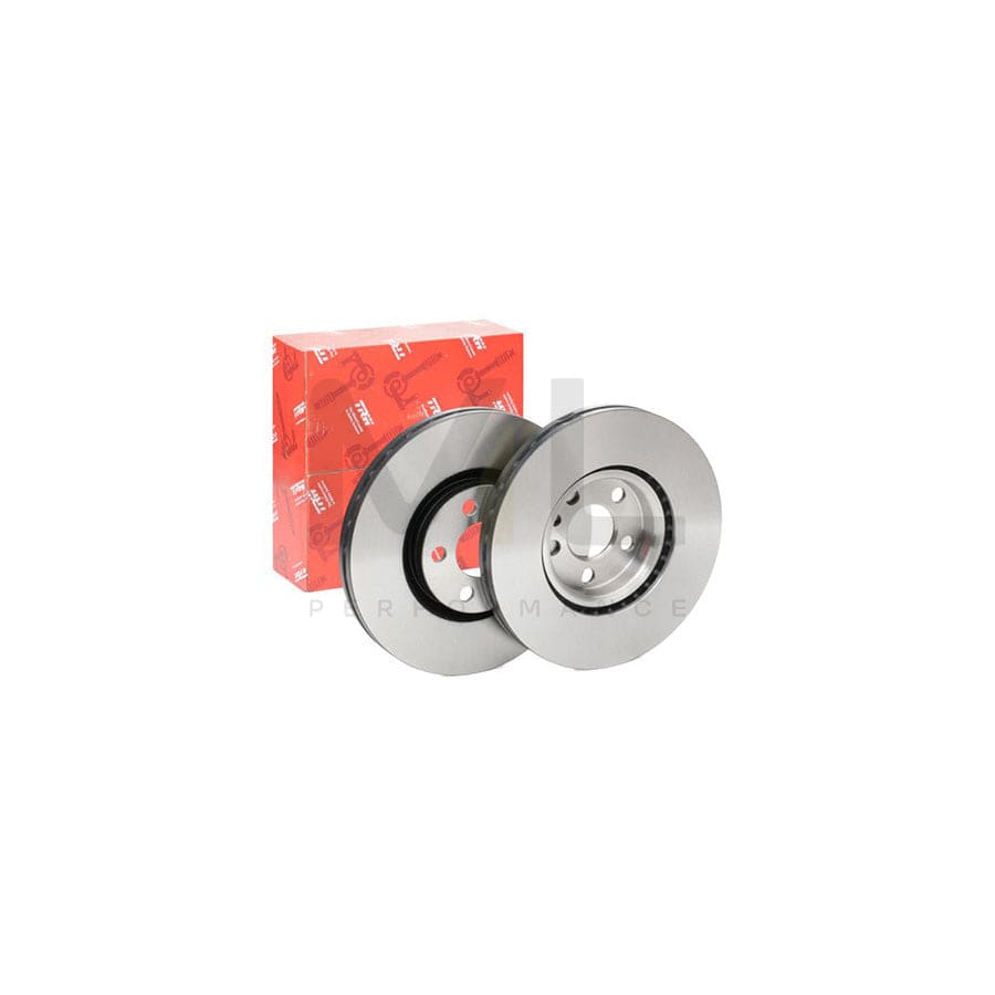 TRW DF4257 Brake Disc Vented, Painted  - 1 piece
