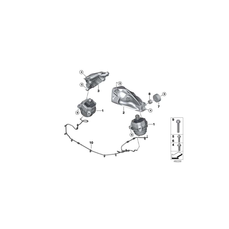 Genuine BMW 22116861592 G01 G02 Vacuum Pipe (Inc. X4 M40dX & X3)