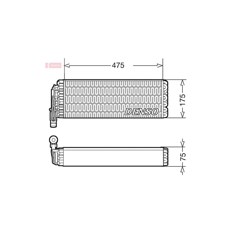 DENSO DEV12003 Air Conditioning Evaporator