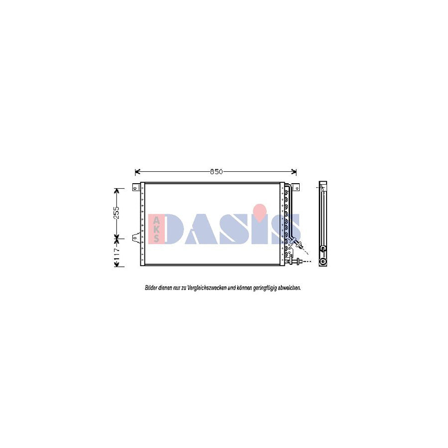 AKS Dasis 092012N Air Conditioning Condenser for Ford USA Taurus