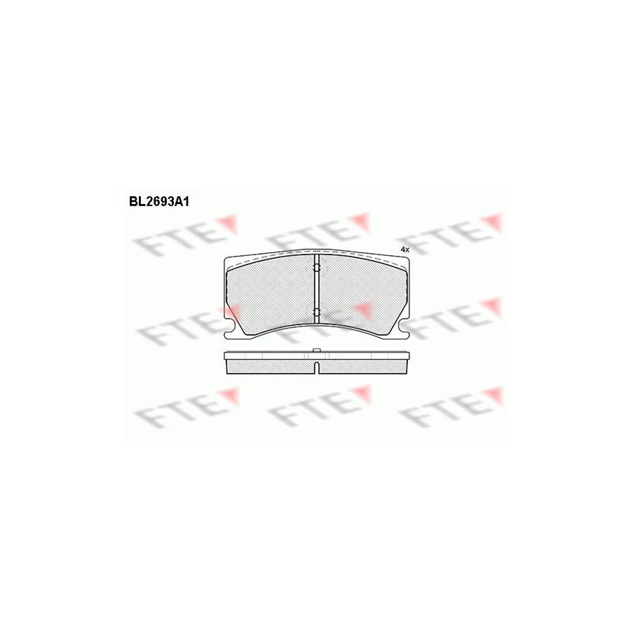 FTE Bl2693A1 Brake Pad Set