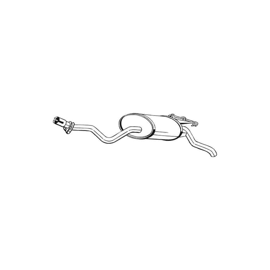 Bosal 175-345 Rear Silencer Suitable for Mercedes-Benz 190 (W201)
