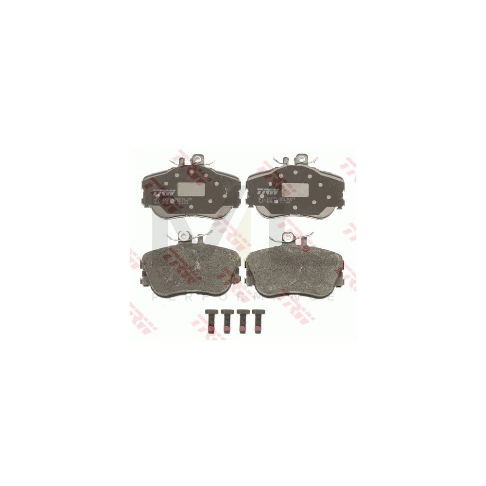 TRW Cotec Gdb1094 Brake Pad Set Suitable For Mercedes-Benz C-Class Prepared For Wear Indicator, With Brake Caliper Screws, With Accessories