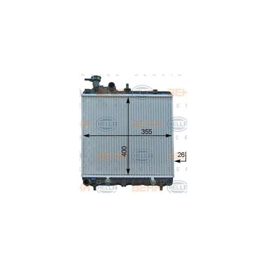Hella 8MK 376 754-541 Engine Radiator