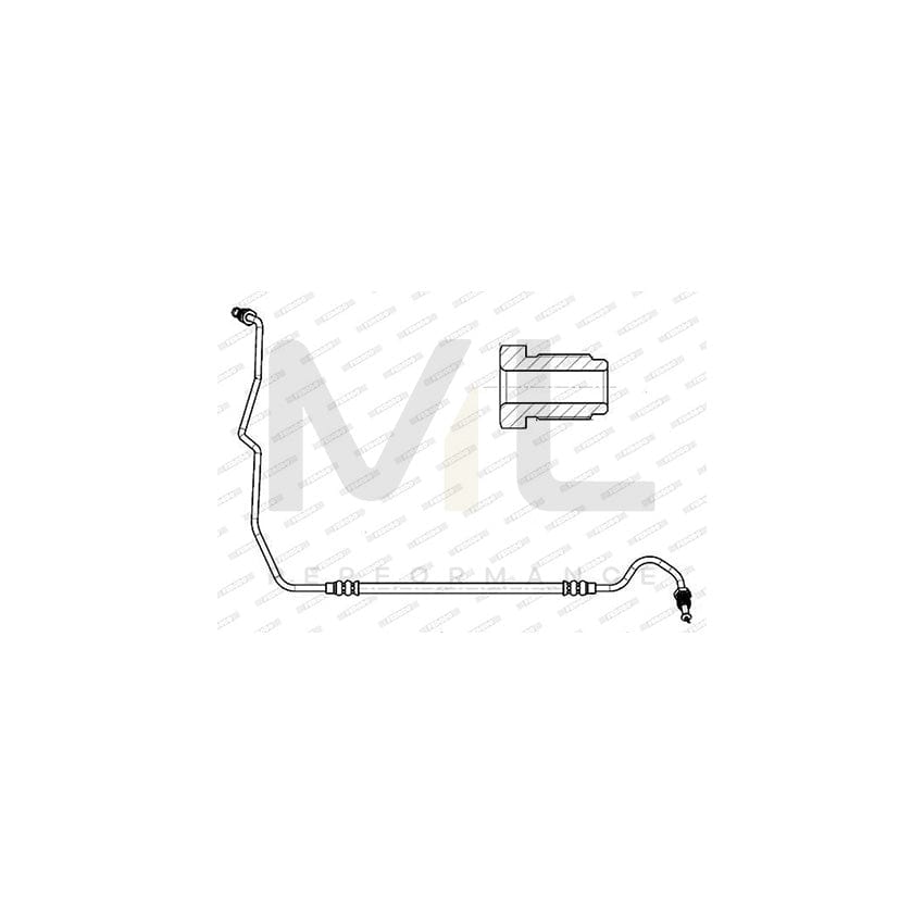 Ferodo FHY3355 Brake Hose 195Mm