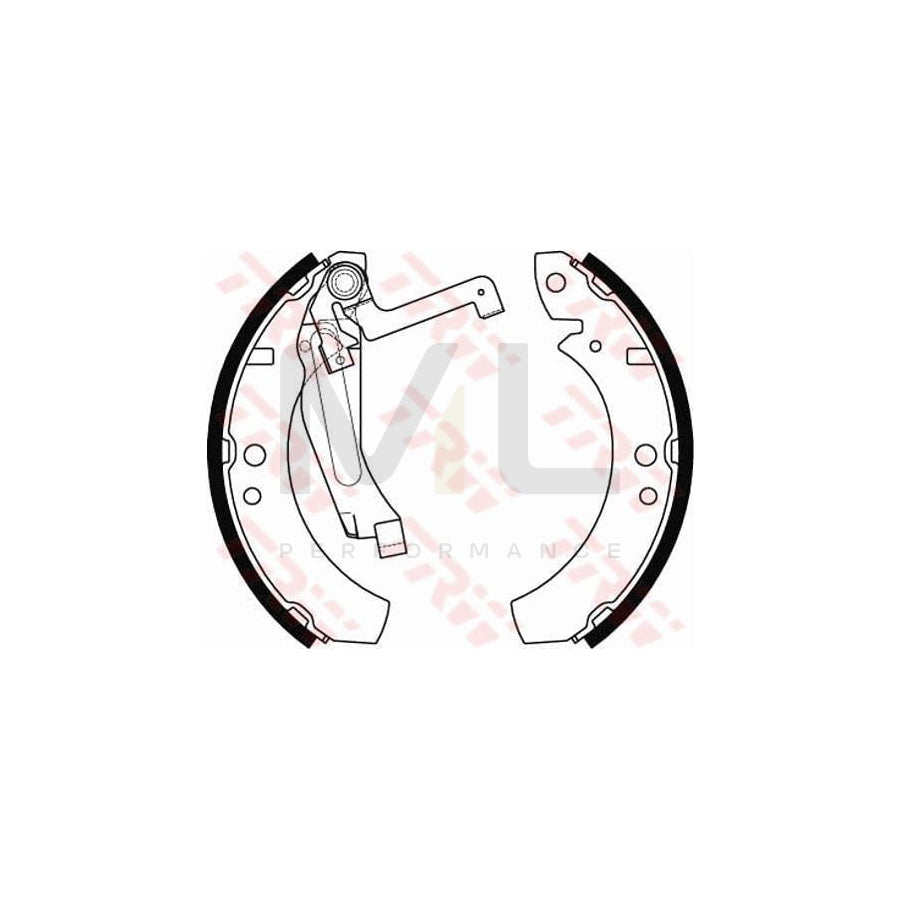 TRW GS8237 Brake Shoe Set