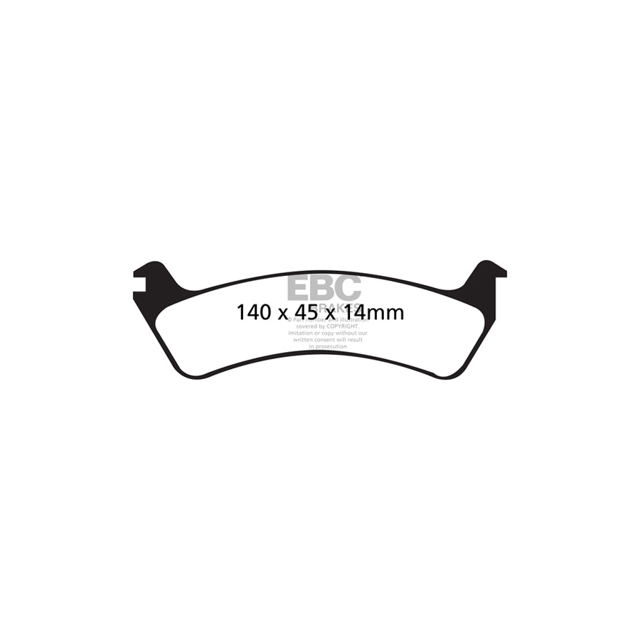 EBC DP61608 Ford Windstar Greenstuff Rear Brake Pads 2 | ML Performance UK Car Parts