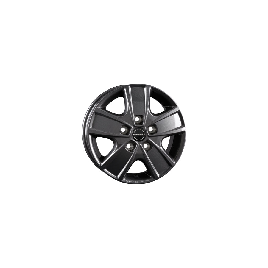 Borbet CWG 6x16 ET68 CWG 60668130578,1MAG Mistral Anthracite Glossy Wheel