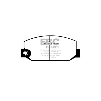 EBC PDKF1847 Subaru 284/MV/Shifter Ultimax Front Brake Pad & Plain Disc Kit 2 | ML Performance UK Car Parts