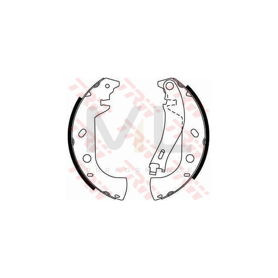 TRW GS8653 Brake Shoe Set