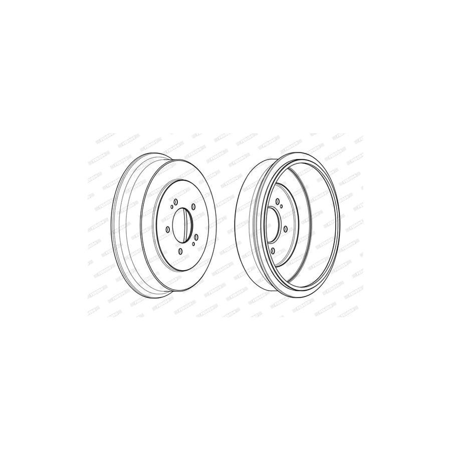 Ferodo FSL525 Brake Pad Set Fuse+ Technology, Not Prepared for Wear Indicator