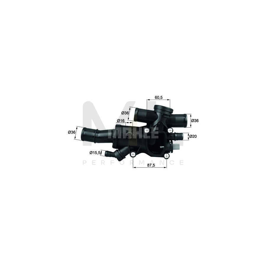 MAHLE ORIGINAL TH 44 83 Engine thermostat Opening Temperature: 83��C, with seal | ML Performance Car Parts
