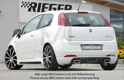 Rieger 00099154 Fiat Grande Punto (199) Rear Diffuser 6 | ML Performance UK Car Parts