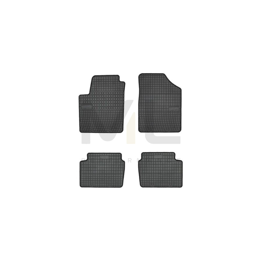FROGUM Tailored 0425 Floor mat set for HYUNDAI i10 I (PA) Elastomer, Front and Rear, Quantity: 4, Black, (LHD)