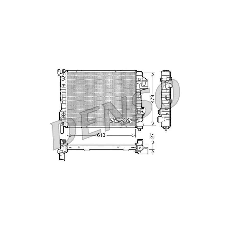 DENSO DRM06020 Engine Radiator for Dodge Ram 1500 Pickup (D1, DC, Dh, DM, Dr)