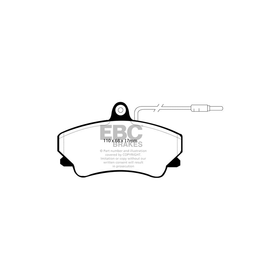 EBC DP952 Renault Espace Mk2 Ultimax Front Brake Pads 2 | ML Performance UK Car Parts