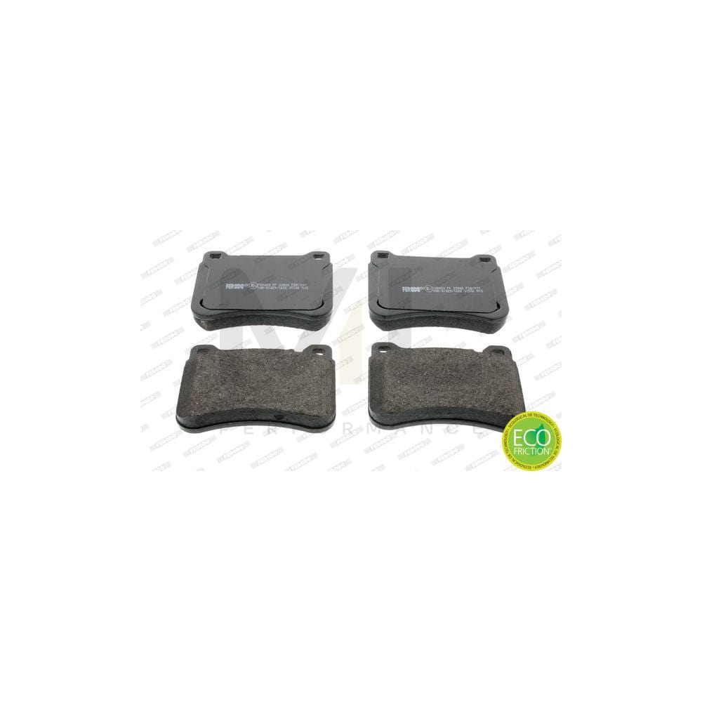 Ferodo Premier Eco Friction FDB1907 Brake Pad Set Not Prepared for Wear Indicator, Without Accessories