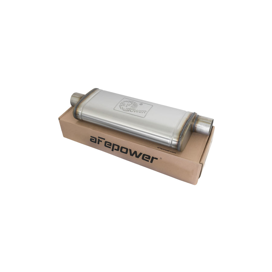 aFe 49M00017 3 IN ID Center/Offset x 9 IN W x 4 IN H x 22 IN L - Oval Body Muffler