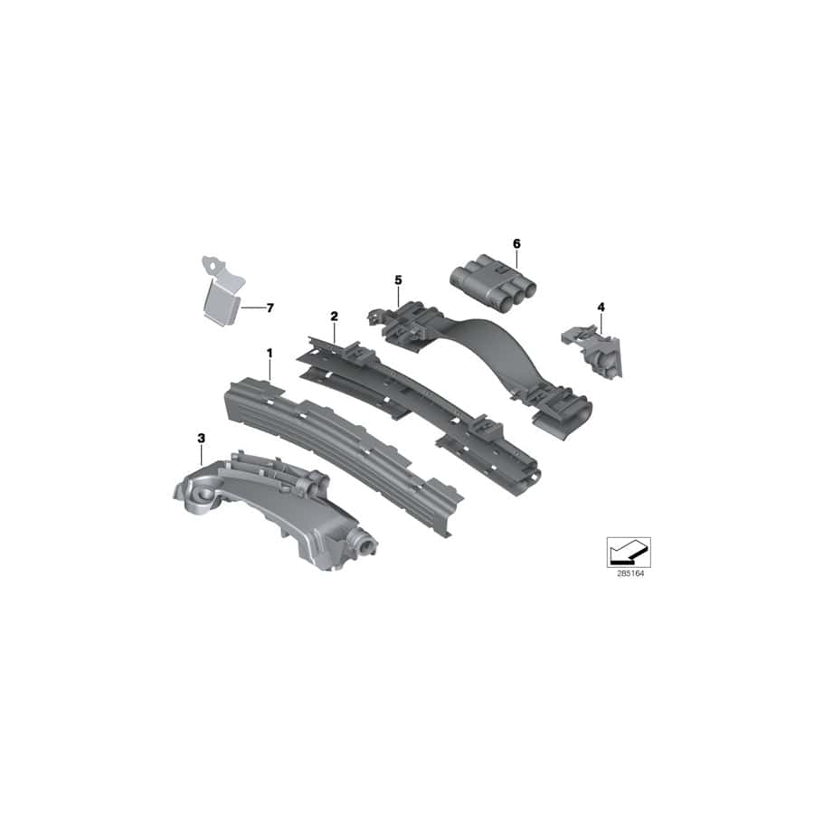 Genuine BMW 12527552868 E70 Cable Duct, Upper Part (Inc. X5 3.0si)